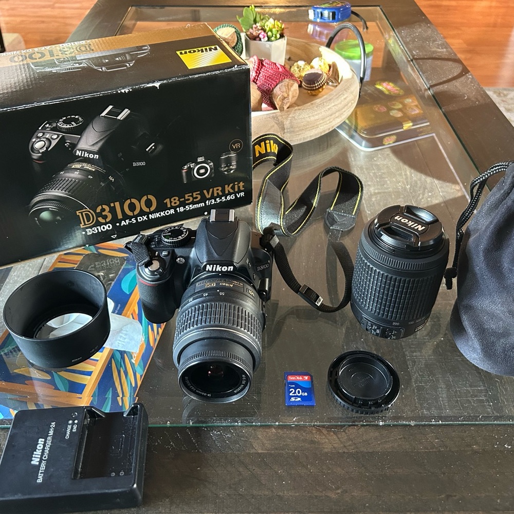Nikon Black Digital Camera Kit with Accessories